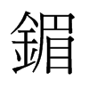 镅的舊字形