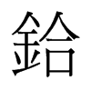 鉿的舊字形