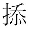 掭的韓國明朝體